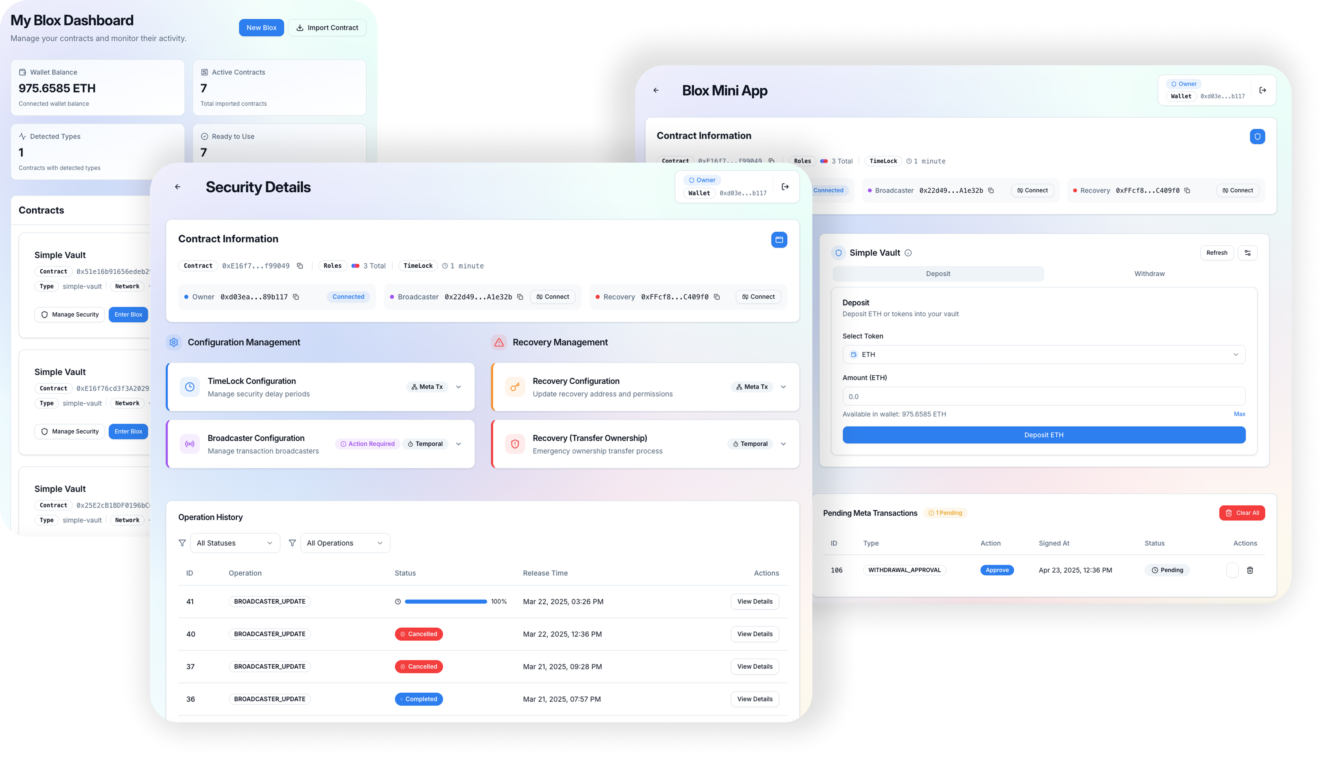 Particle Security Platform App Screenshot